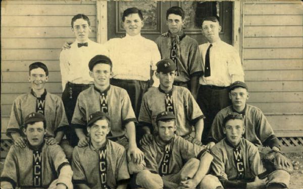 1910s Baseball Town Team Postcard 