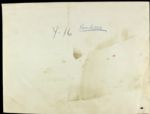 1951 New York Yankees Original 15 1/2 x 12 Oversized Photo From Chicago Sun Times With Mickey Mantle - MEARS 