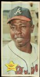 1968 Roberto Clemente Pirates & Hank Aaron Braves Topps Poster