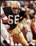 1978 Ray Nitschke Green Bay Packers Signed Packers Hall of Fame Program & Signed 8 x 10 - JSA 