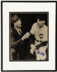 1990s Bob Feller Cleveland Indians Signed 8" x 10" Photo Display - JSA