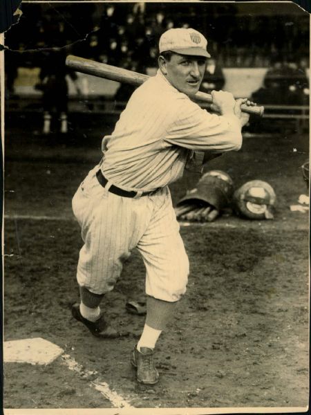 1915-17 circa Hans Lobert New York Giants "The Sporting News Collection Archives" Original 6" x 8" Photo (Sporting News Collection Hologram/MEARS Photo LOA)