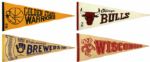 1970-80s Collection of Pennants & Mini-Pennants