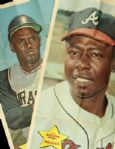 1968 Roberto Clemente Pirates & Hank Aaron Braves Topps Poster
