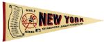 1970s-81 Collection of Baseball and Football Full Size Pennants 