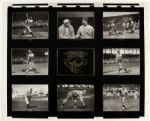 1990s Charles Conlon Masters Series 26" x 32" Baseball Poster With Babe Ruth Ty Cobb Walter Johnson Lou Gehrig
