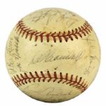 1970s Milwaukee Brewers Team-Signed Baseball - Lot of 2 Both With Harvey Kuenn - JSA 