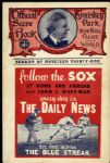 1931 Chicago White Sox  vs. Philadelphia As Scorecard