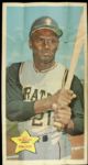 1968 Roberto Clemente Pirates & Hank Aaron Braves Topps Poster
