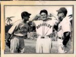 1944 Paul Waner Johnny Cooney Brooklyn Dodgers "The Sporting News Collection Archives" Original 7" x 9" Photo (Sporting News Collection Hologram/MEARS Photo LOA)