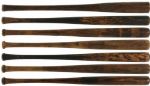 1917-22 H&B Louisville Slugger Professional Model Dead Ball Era Game Used Bats (Lot of 7)