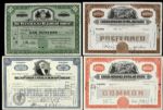 1943-67 Railroad Company Stocks - Pennsylvania, New York Central Railroad & (2) Chicago-Milwaukee 
