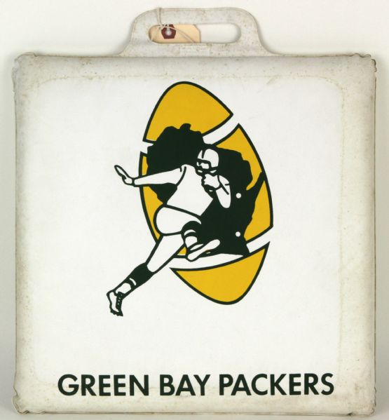 1960s Green Bay Packers Seat Cushion