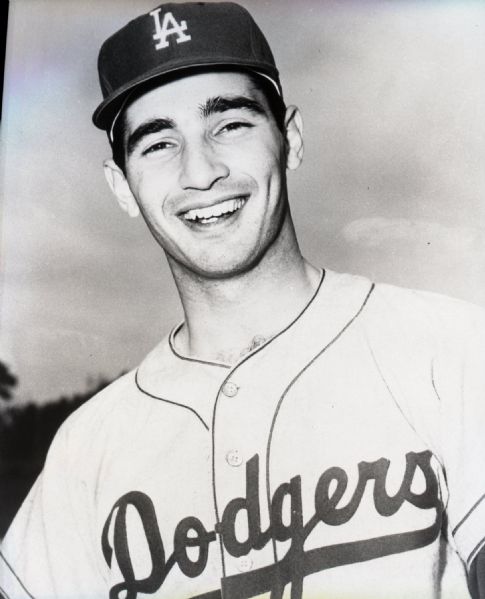 1961 Sandy Koufax Los Angeles Dodgers "The Sporting News" Original 3.25" x 4.25" Black And White Negative (The Sporting News Collection/MEARS Auction LOA) 