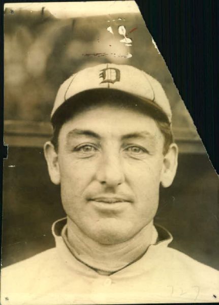 1903-12 circa Wild Bill Donovan Detroit Tigers "Detroit News Archives" Original 3.5" x 5" Photo (Detroit News Pre1918 Label/MEARS Photo LOA)