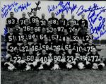 1962 Green Bay Packers Signed 8" x 10" Photo w/11 Sigs. Incl. Bart Starr Max McGee Willie Wood - JSA