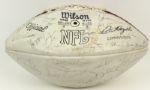 1974 NFL Pro Bowl Team Signed Football With Over 40 AFC Signatures Mean Joe Greene Gene Upshaw Dwight White Jake Scott- JSA 