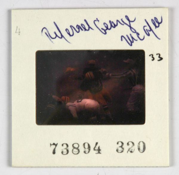 1960s Ray Nitschke Green Bay Packers vs. Colts Negative W/ Rights