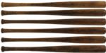 1920s H&B Louisville Slugger Side Written Professional Model Game Used Bat Lot of (6) - (MEARS Auction LOA)