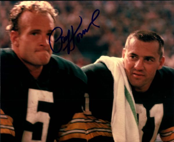1960s Green Bay Packers Signed 8" x 10" Photo - Lot of 10 With Paul Hornung - JSA