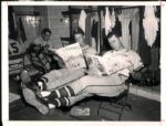 1958-62 Joe Adcock Carlton Willey Milwaukee Braves "The Sporting News Collection Archives" Original Photo (Sporting News Collection Hologram/MEARS Photo LOA)