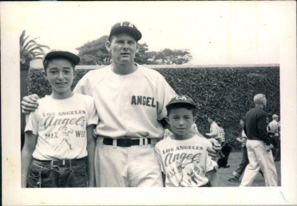 1951-54 Max West Los Angeles Angels PCL "The Sporting  News Collection Archives" Original Photo (Sporting News Collection Hologram/MEARS Photo LOA)
