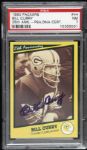 1990 Bill Curry Green Bay Packers Signed Card - PSA/DNA 