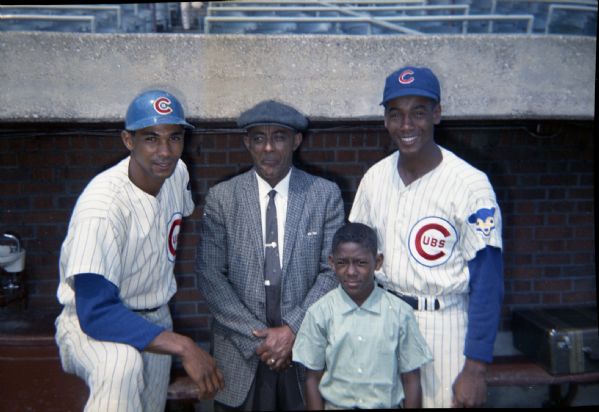 1962-71 Ernie Banks Billy Williams Chicago Cubs "The Sporting News" Original 2.5" x 4" Full Color Negative (The Sporting News Collection/MEARS Auction LOA) 