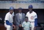 1962-71 Ernie Banks Billy Williams Chicago Cubs "The Sporting News" Original 2.5" x 4" Full Color Negative (The Sporting News Collection/MEARS Auction LOA) 