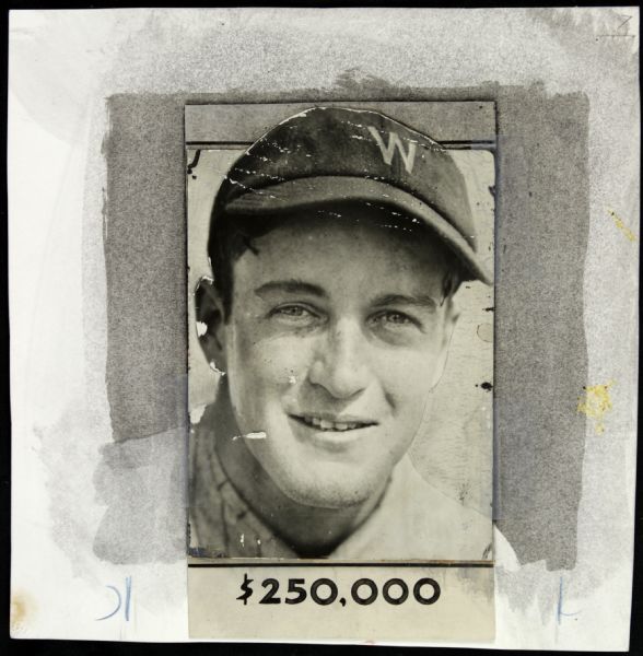 1916-24 Unidentified Washington Senator "The Sporting News Collection Archives" Original Photo (Sporting News Collection Hologram/MEARS Photo LOA)