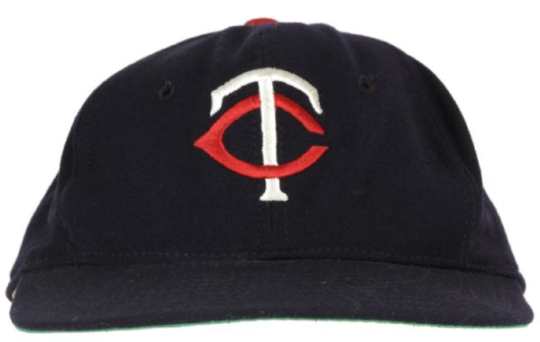 1981 Tim Corcoran Minnesota Twins Game Worn Cap (MEARS Auction LOA)