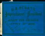 1865-68 Government Issued Admittance Cards - Lot of 3