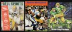 Green Bay Packers Yearbooks & Publications Incl. 1978 Yearbook Lombardi Era Book - Lot of 10