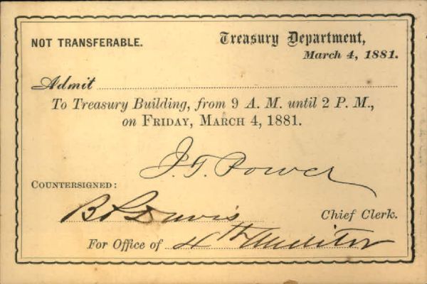 1881 Treasury Building Day Pass