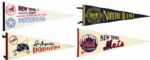 1970-80s Collection of Pennants & Mini-Pennants