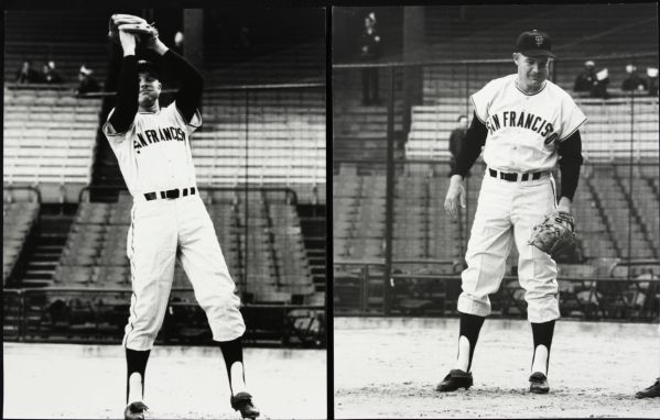 1961-65 Depiction of Harvey Kuenn San Francisco Giants 11" x 14" Arthur Rickerby Studio Print - Lot of 3 