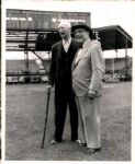 1955 Connie Mack Branch Rickey "The Sporting News Collection Archives" Original 8" x 10" Photo (Sporting News Collection Hologram/MEARS Photo LOA)