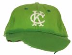 1963-67 Kansas City Athletics Game Worn Cap (MEARS Auction LOA)