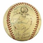 1970s Milwaukee Brewers Team-Signed Baseball - Lot of 2 Both With Harvey Kuenn - JSA 