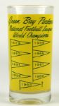 1962 Green Bay Packers NFL Championship Glass