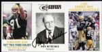 1989 Ray Nitschke Green Bay Packers Signed Schedule - JSA 