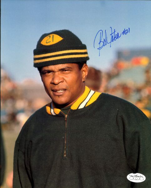 Bob Jeter Green Bay Packers Signed 8" x 10" Photo - JSA Sticker