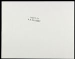 1961 Depiction of Roger Maris New York Yankees 11 x 14 Arthur Rickerby Studio Print- Lot of 2 With Rickerby Letter - MEARS