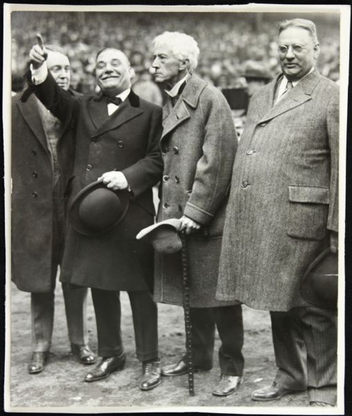 1923-36 Judge Kenesaw Landis "The Sporting News Collection Archives" Original Photos (Sporting News Collection Hologram/MEARS Photo LOA) - Lot of 2
