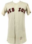 1968 Bill Landis Boston Red Sox Game Worn Flannel Jersey (MEARS A9.5)