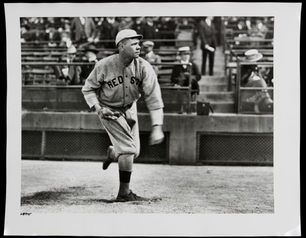 1992 Babe Ruth Boston Red Sox 16" x 20" Francis P. Burke Photo - Mega Cards 68/975