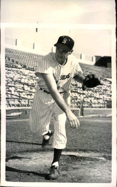 1951 Jack Pickart Sacramento Solons PCL "The Sporting News Collection Archives" Original Photo (Sporting News Collection Hologram/MEARS Photo LOA)