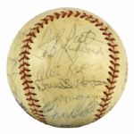 1970s Milwaukee Brewers Team-Signed Baseball - Lot of 2 Both With Harvey Kuenn - JSA 