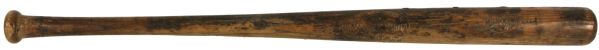 1917-21 Oil Tempered H&B Louisville Slugger Dead Ball Era Side Written Game Used Bat (MEARS Auction LOA) 
