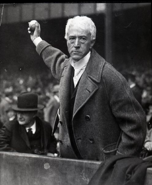 1920-44 Judge Kenesaw Mountain Landis First MLB Commissioner "The Sporting News" Original 2" x 2.5" Black And White Negative (The Sporting News Collection/MEARS Auction LOA) 